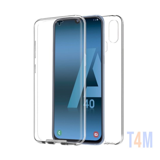 360º Silicon Case for Samsung Galaxy A40 Transparent